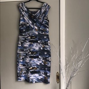 Adrienne Papell Floral Sheath Dress